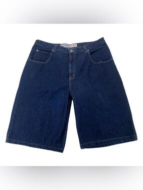 Anchor Blue Beyond Baggy Denim Shorts Men’s‎ 42 Dark Wash Y2K Skater Jorts